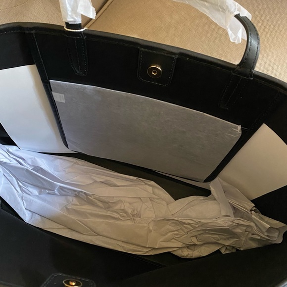 NEW Tory Burch Geo Logo Tote bag - Picture 5 of 9